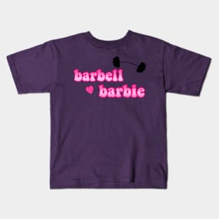 barbell barbie Kids T-Shirt